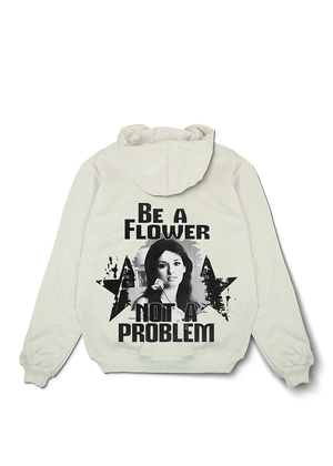 Be a Flower Mujde Ar Happy Oversized Hoodie
