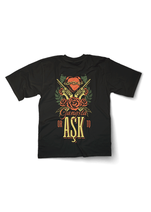 Gangsta Ask Oversized Tshirt - OrginalTurq