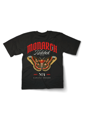 Monarch Kelebek Oversized T-shirt - OrginalTurq