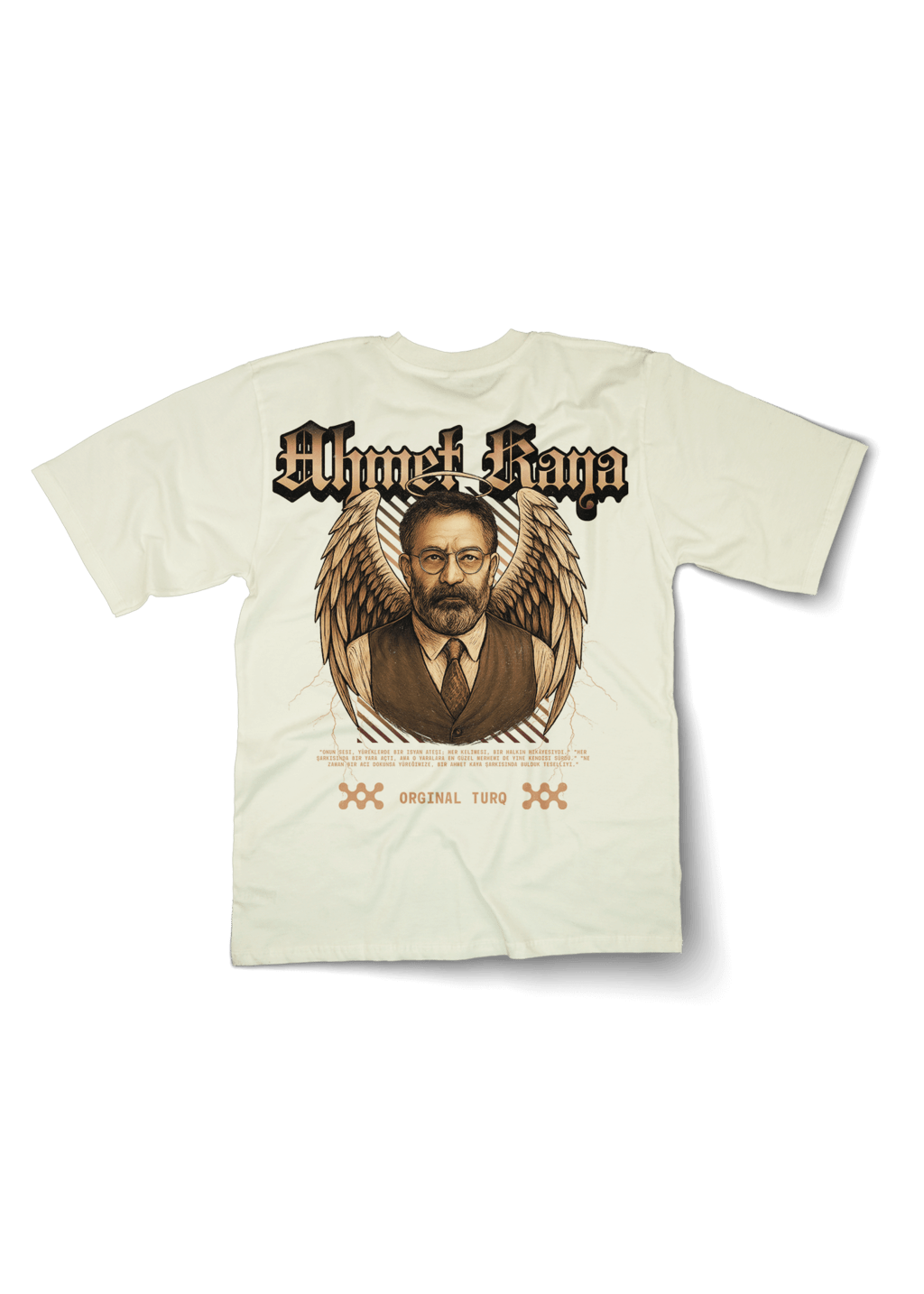 Ahmet Kaya Wings Oversized T-Shirt - OrginalTurq