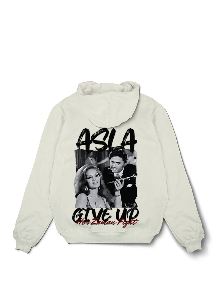 Asla Give Up Oversized Hoodie - OrginalTurq
