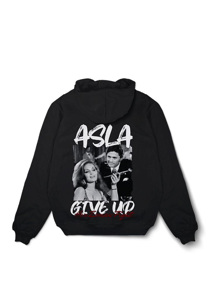Asla Give Up Oversized Hoodie - OrginalTurq