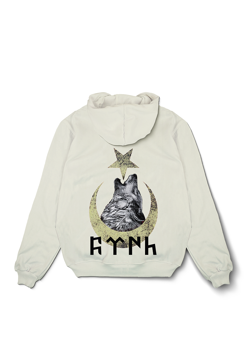Ayyildiz Wolve Gokturk Oversized Hoodie