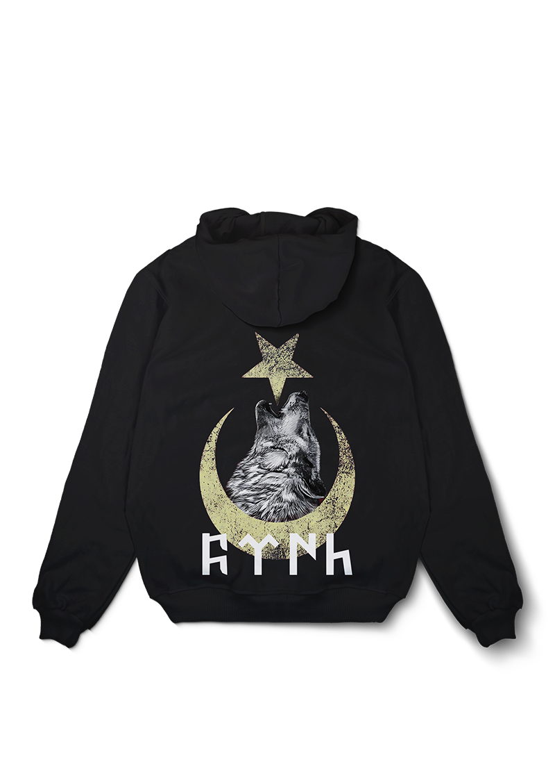 Ayyildiz Wolve Gokturk Oversized Hoodie