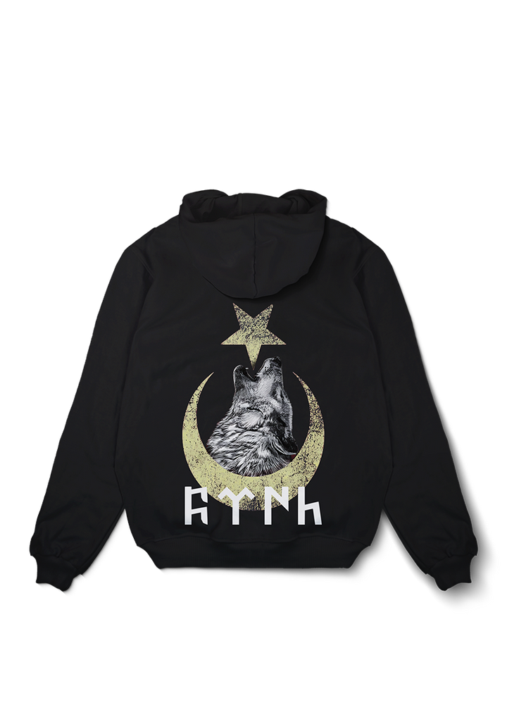 Ayyildiz Wolve Gokturk Oversized Hoodie