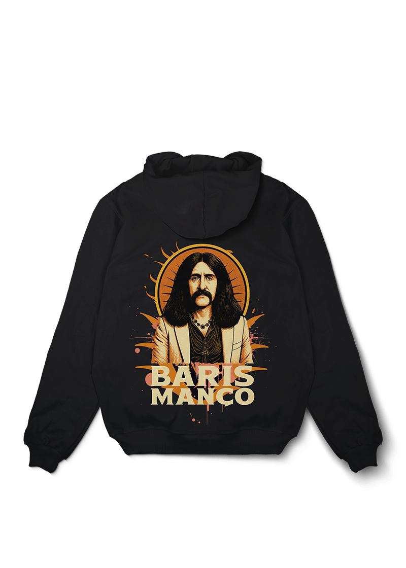 Baris Manco Painted Oversized Hoodie - OrginalTurq