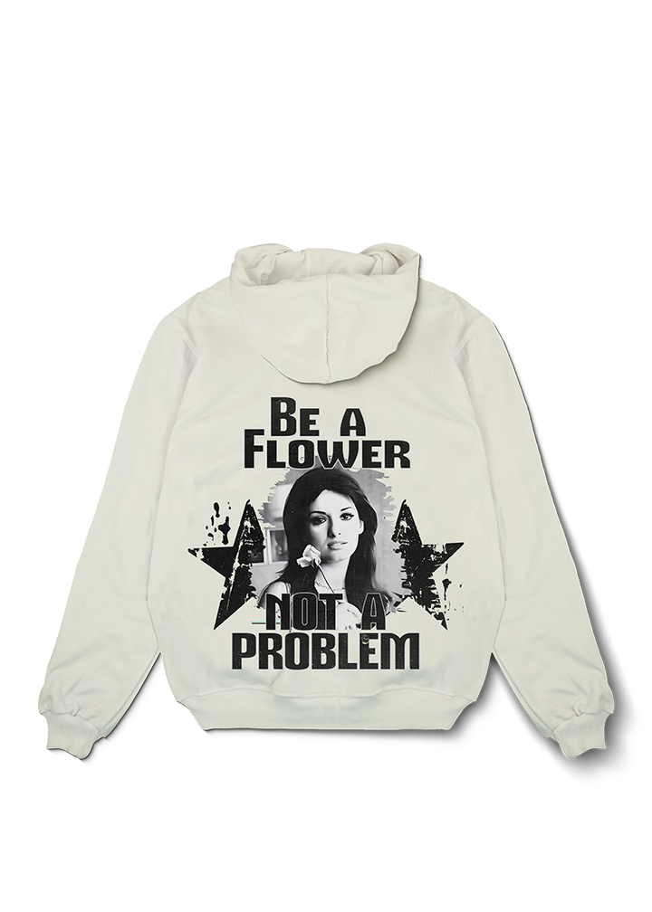 Be a Flower Mujde Ar Happy Oversized Hoodie