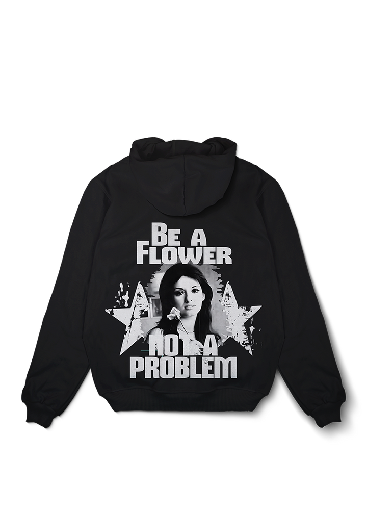 Be a Flower Mujde Ar Happy Oversized Hoodie