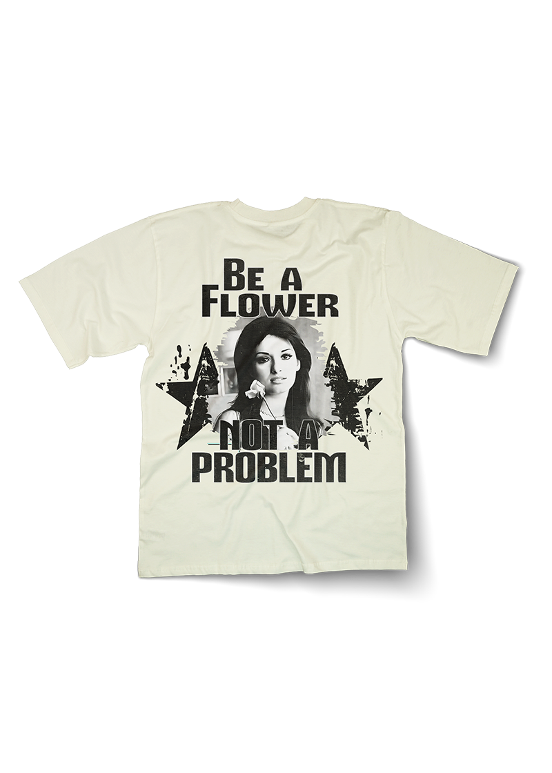 Be a Flower Mujde Ar Happy Oversized T-shirt