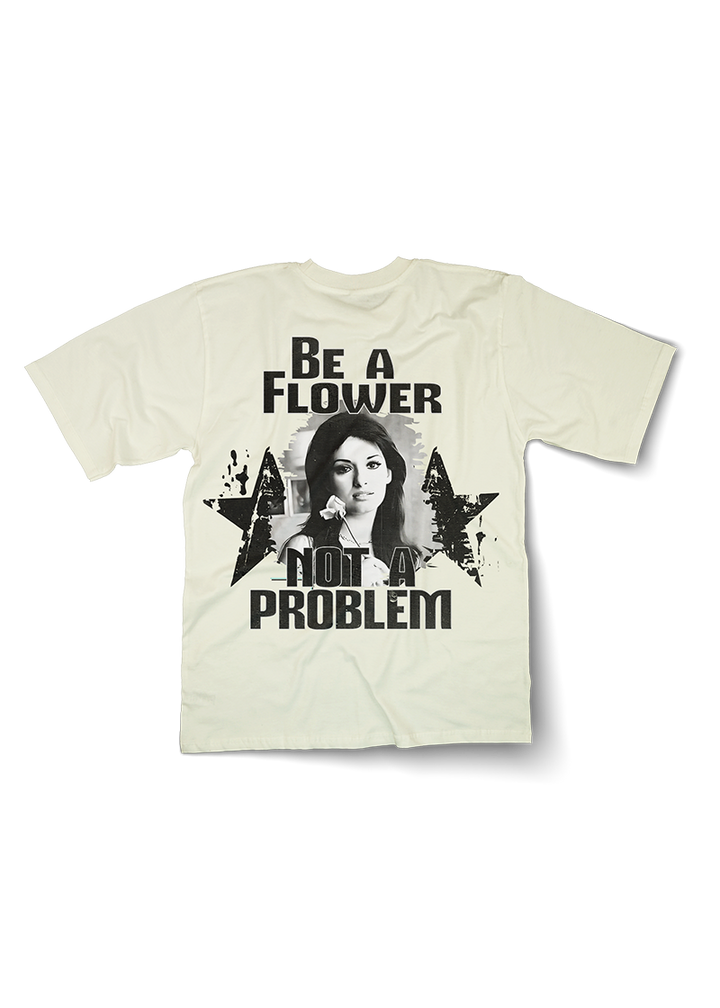 Be a Flower Mujde Ar Happy Oversized T-shirt