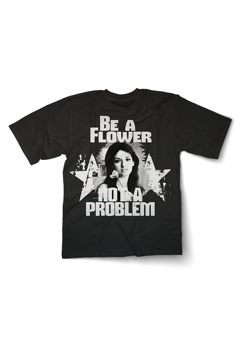 Be a Flower Mujde Ar Happy Oversized T-shirt