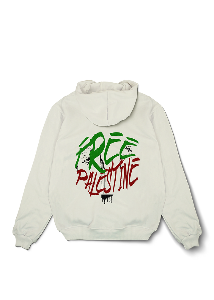 Bloody Free Palestine Oversized Hoodie