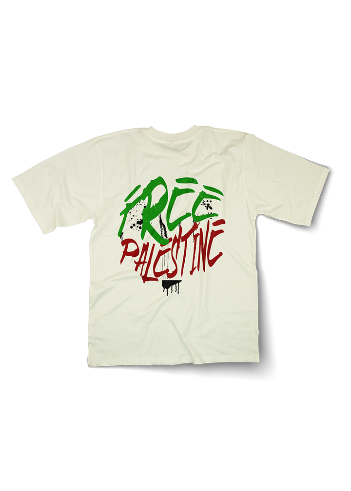 Bloody Free Palestine Oversized T-shirt