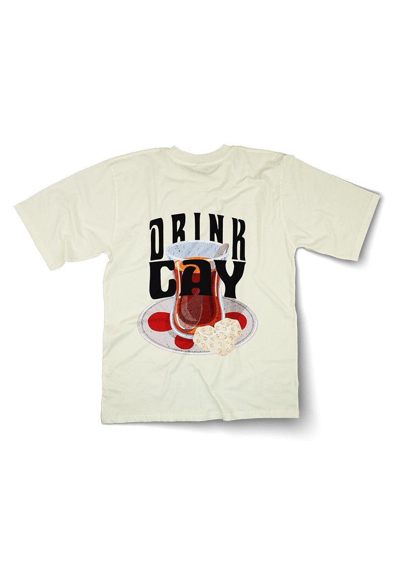 Drink Cay Oversized Tshirt - OrginalTurq