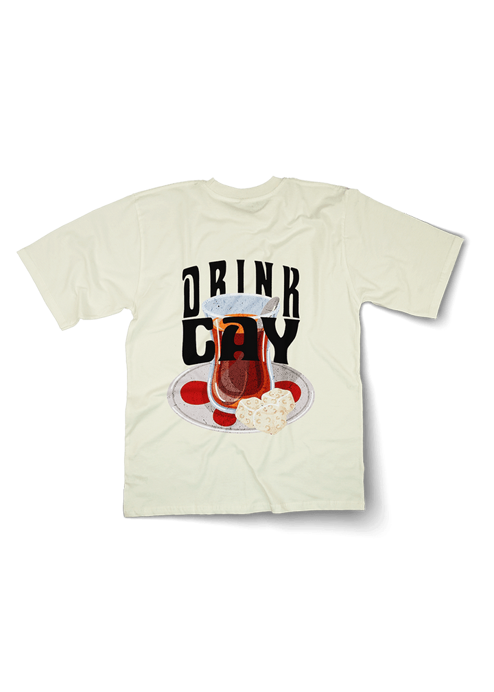Drink Cay Oversized Tshirt - OrginalTurq