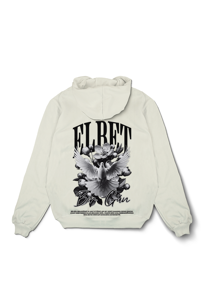 Elbet Bir Gun Oversized Hoodie - OrginalTurq