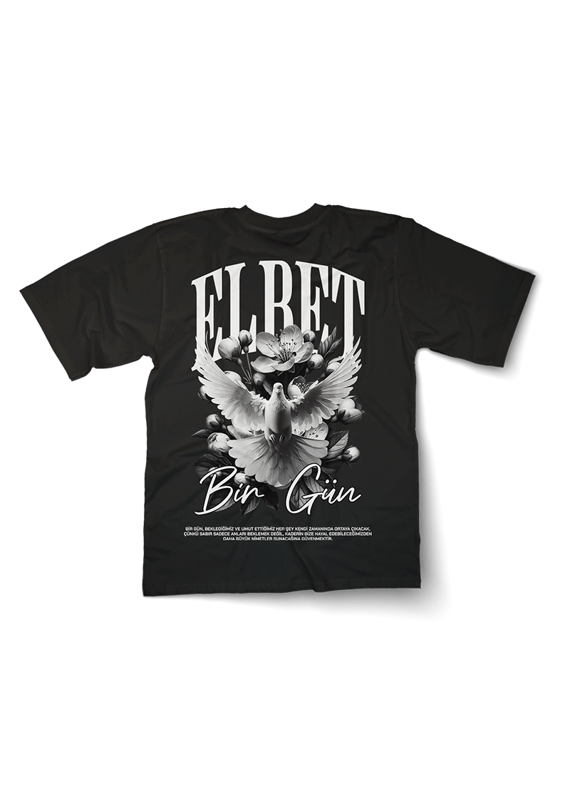 Elbet Bir Gun Oversized T-shirt - OrginalTurq