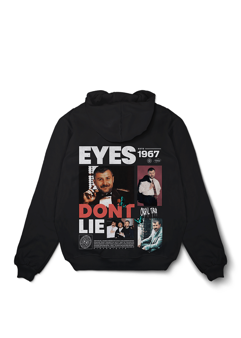 Eyes Don't Lie Azer Bulbul Oversized Hoodie - OrginalTurq