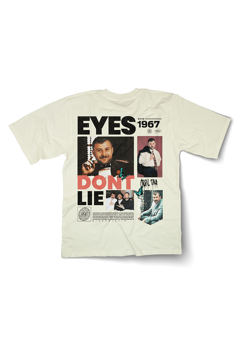 Eyes Don't Lie Azer Bulbul Oversized T-Shirt - OrginalTurq