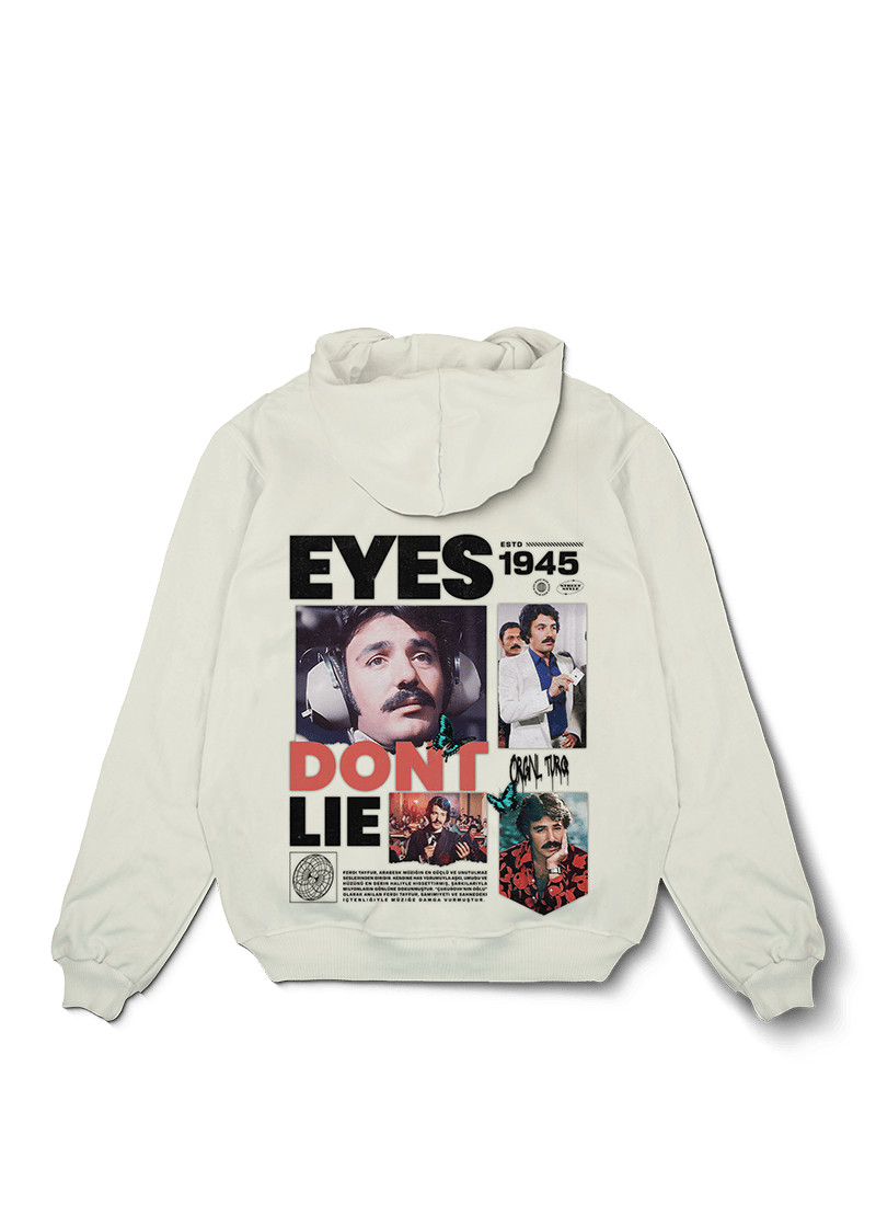 Eyes Don't Lie Ferdi Tayfur Oversized Hoodie - OrginalTurq