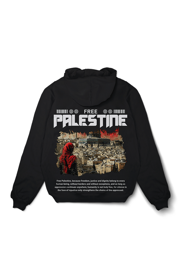 Free Palestine Freedom Oversized Hoodie - OrginalTurq