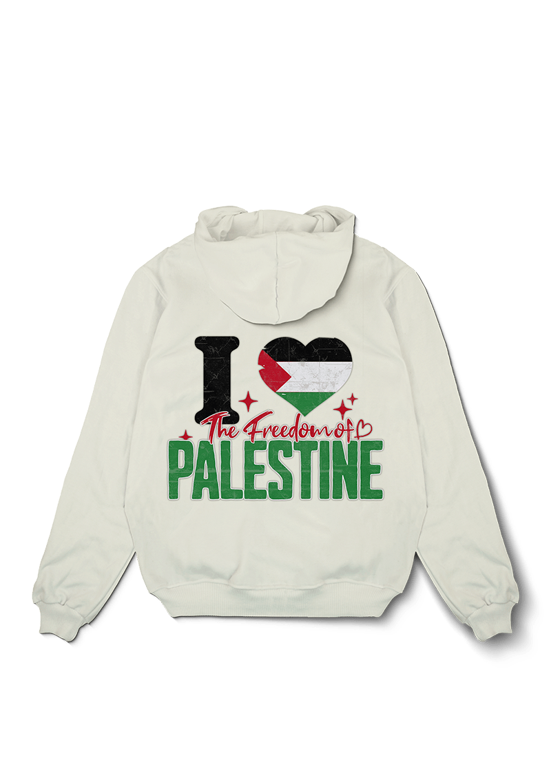 Freedom Palestine Oversized Hoodie - OrginalTurq