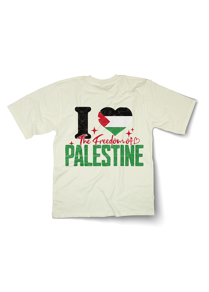 Freedom Palestine Oversized T-shirt - OrginalTurq