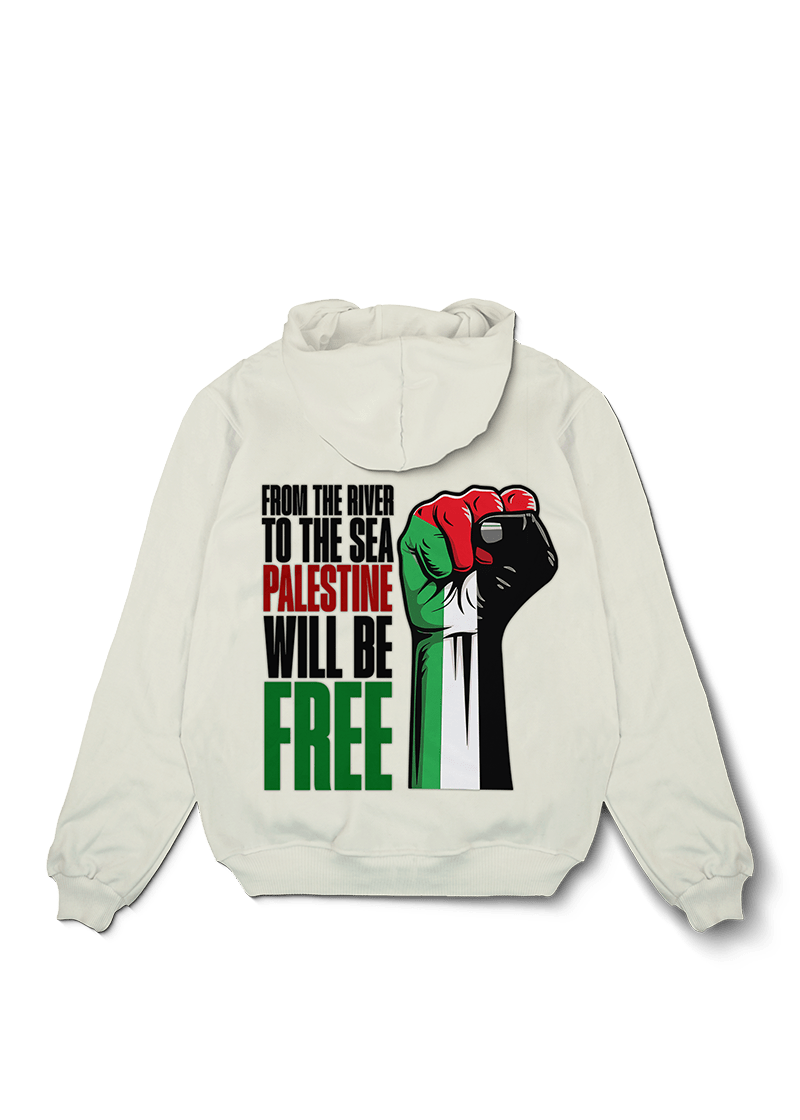 Palestine From The River Oversized Hoodie - OrginalTurq