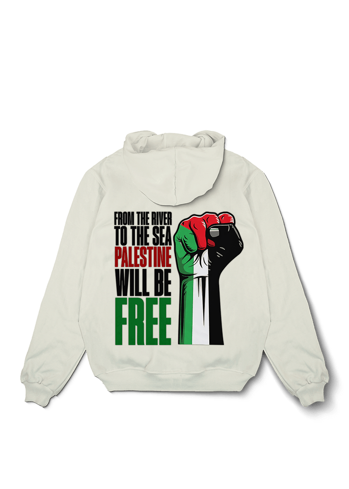 Palestine From The River Oversized Hoodie - OrginalTurq