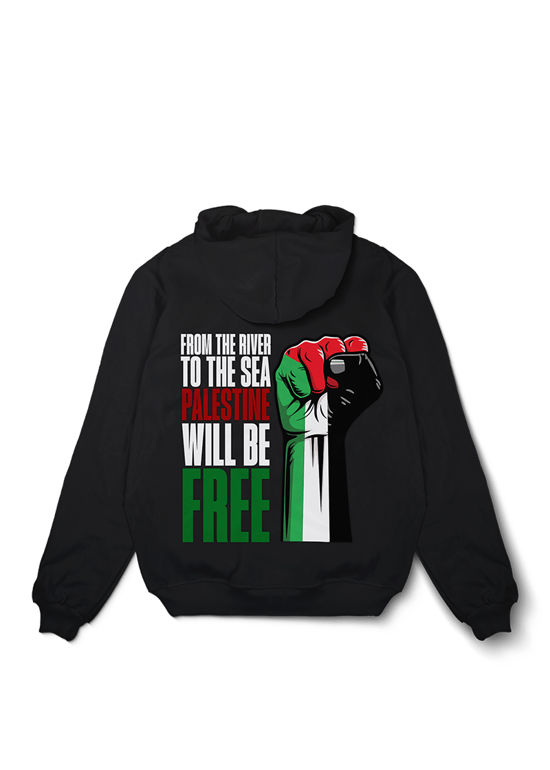 Palestine From The River Oversized Hoodie - OrginalTurq