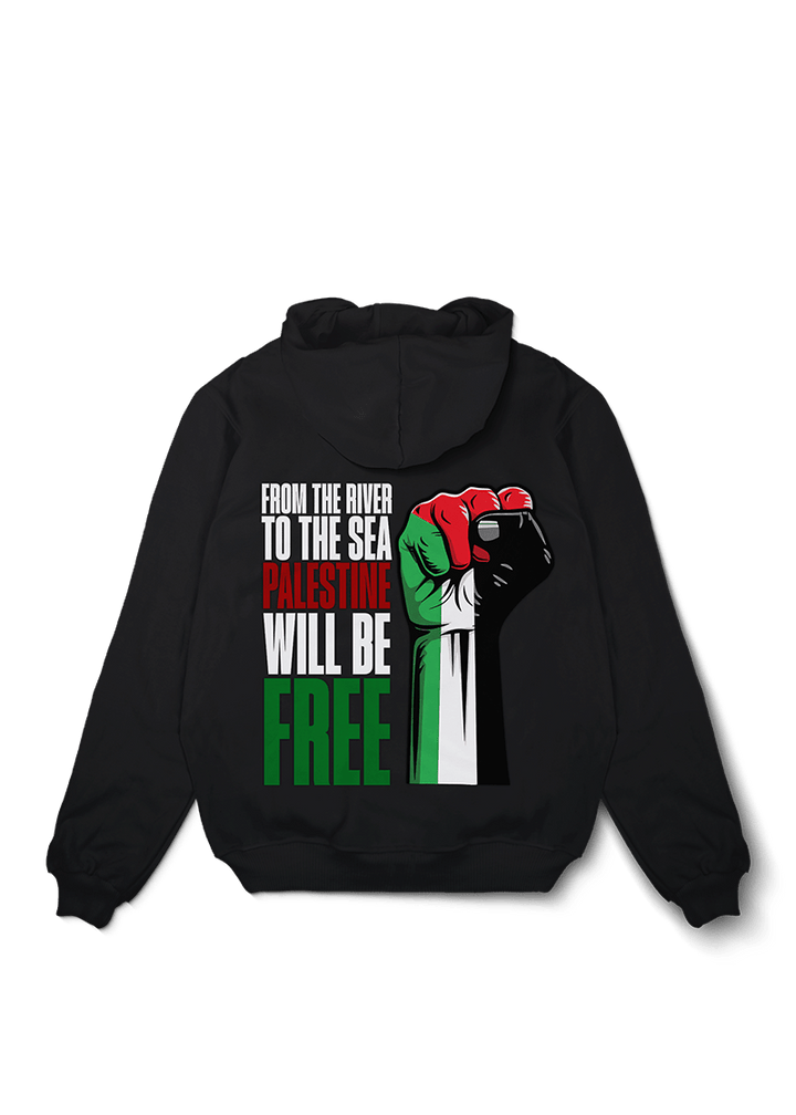 Palestine From The River Oversized Hoodie - OrginalTurq