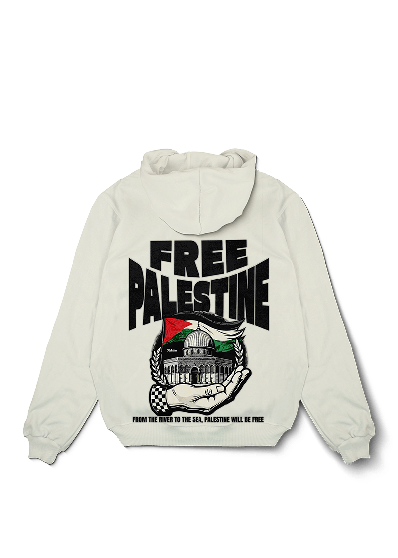 From The River Palestine Oversized Hoodie - OrginalTurq