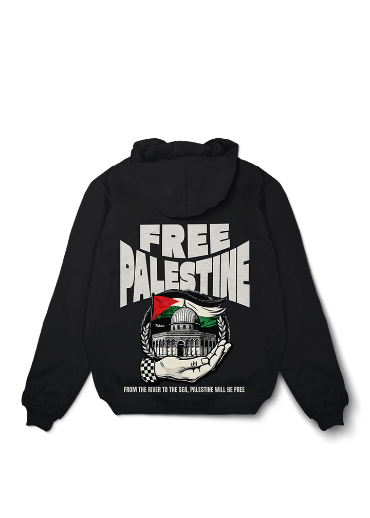 From The River Palestine Oversized Hoodie - OrginalTurq