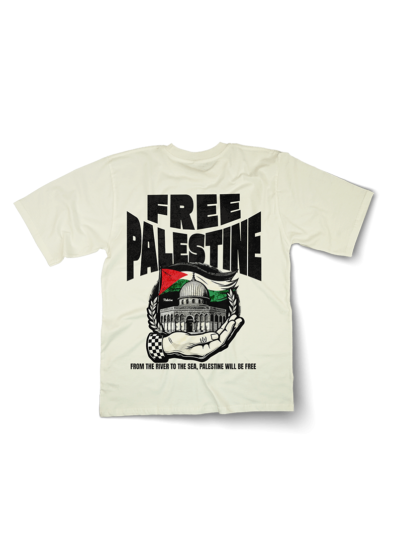 From The River Palestine Oversized T-Shirt - OrginalTurq