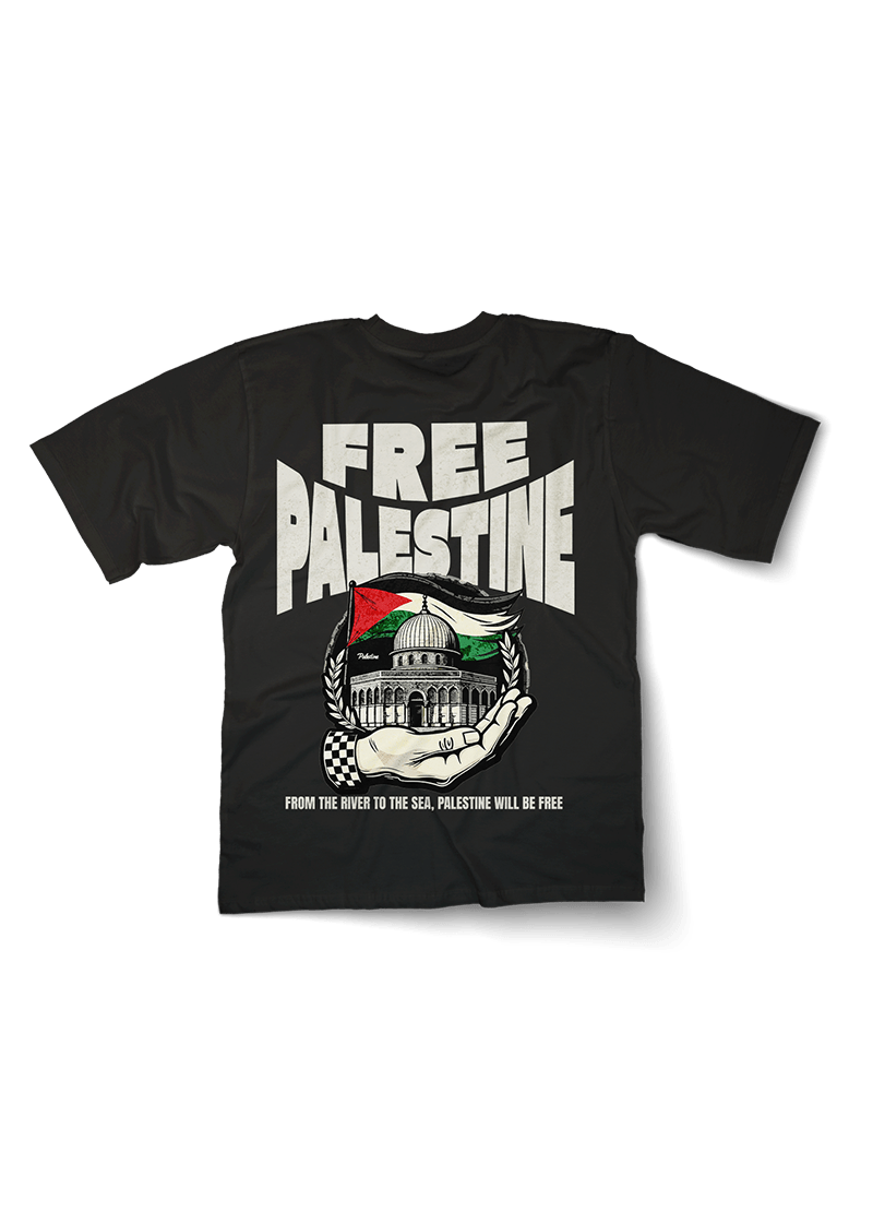 From The River Palestine Oversized T-Shirt - OrginalTurq