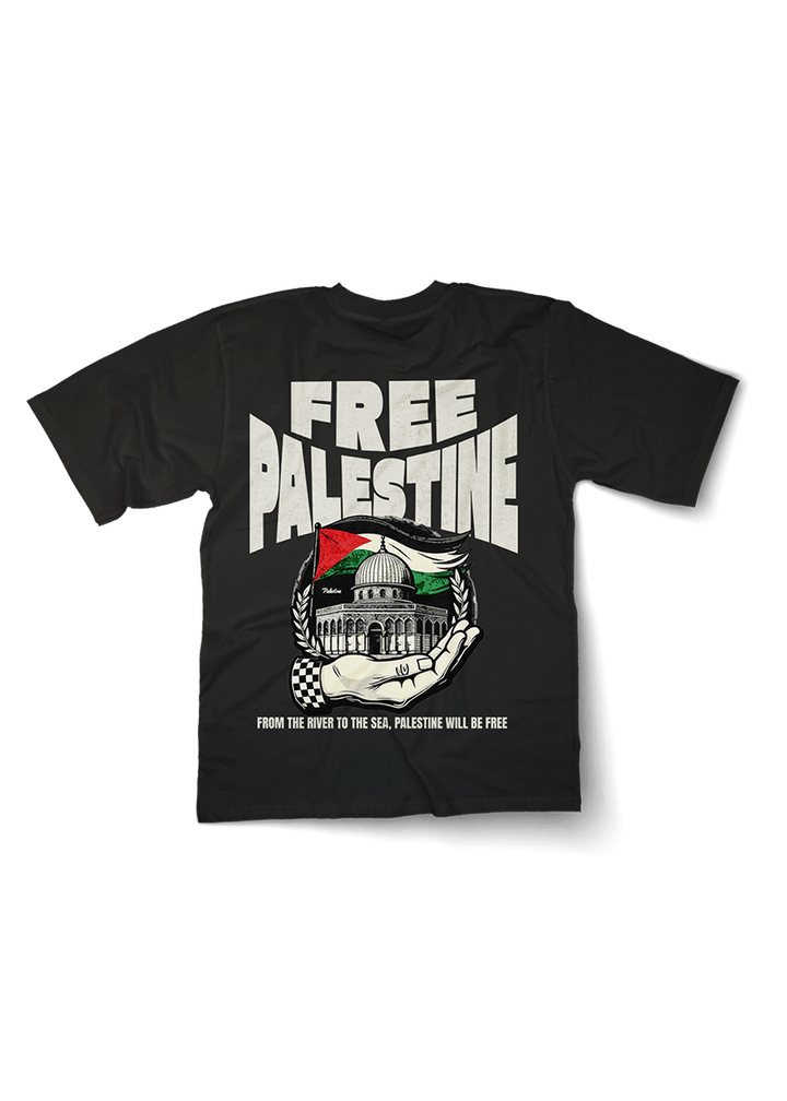 From The River Palestine Oversized T-Shirt - OrginalTurq
