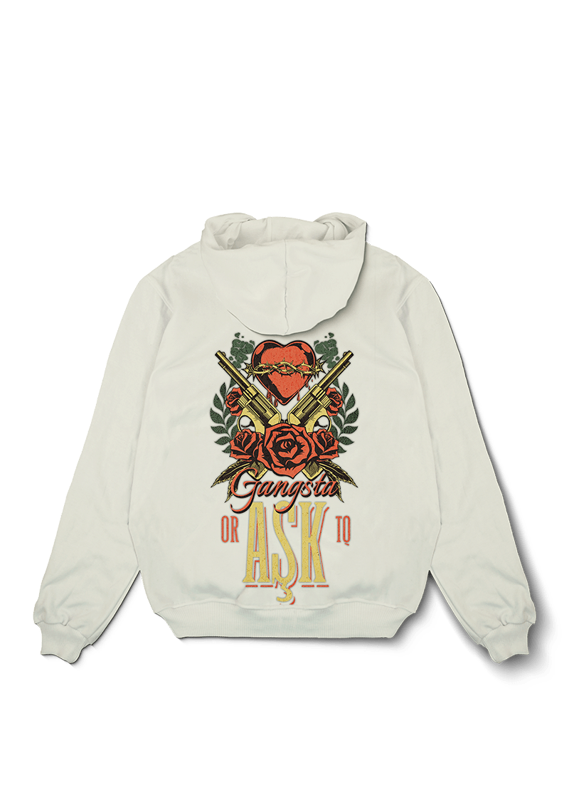 Gangsta Ask Oversized Hoodie - OrginalTurq