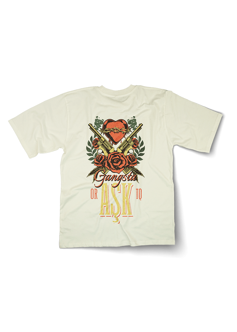 Gangsta Ask Oversized Tshirt - OrginalTurq