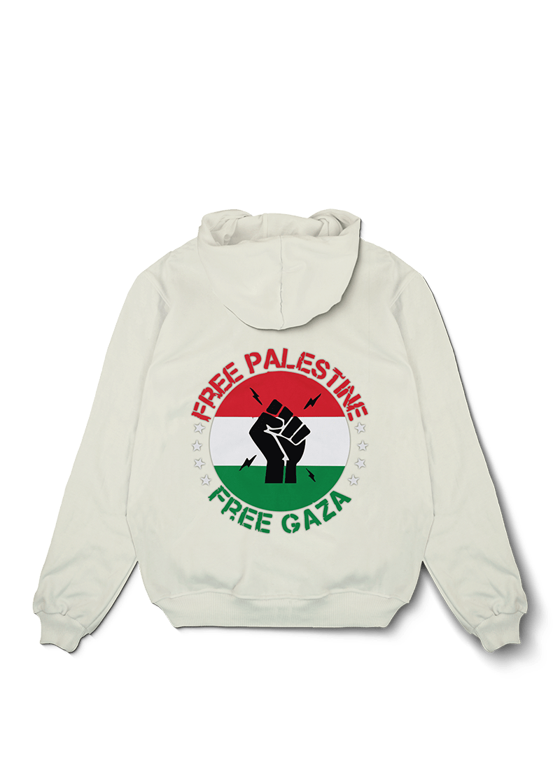 Free Gaza Free Palestine Oversized Hoodie - OrginalTurq