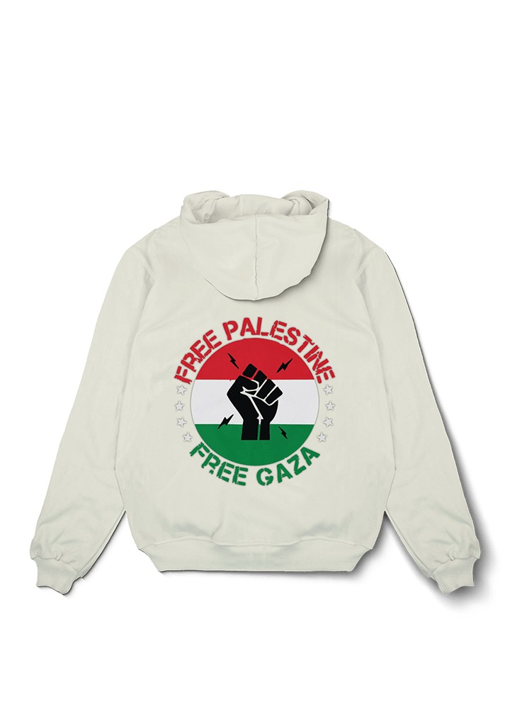 Free Gaza Free Palestine Oversized Hoodie - OrginalTurq