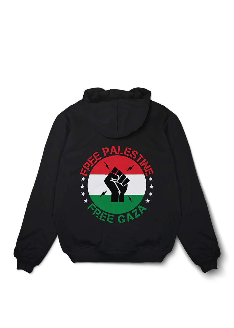 Free Gaza Free Palestine Oversized Hoodie - OrginalTurq