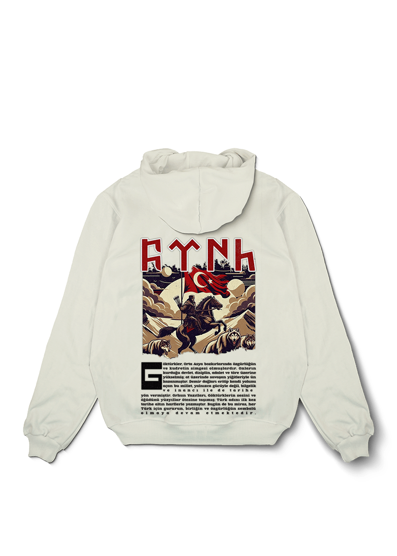 Gokturk Orta Asya 552 Oversized Hoodie - OrginalTurq