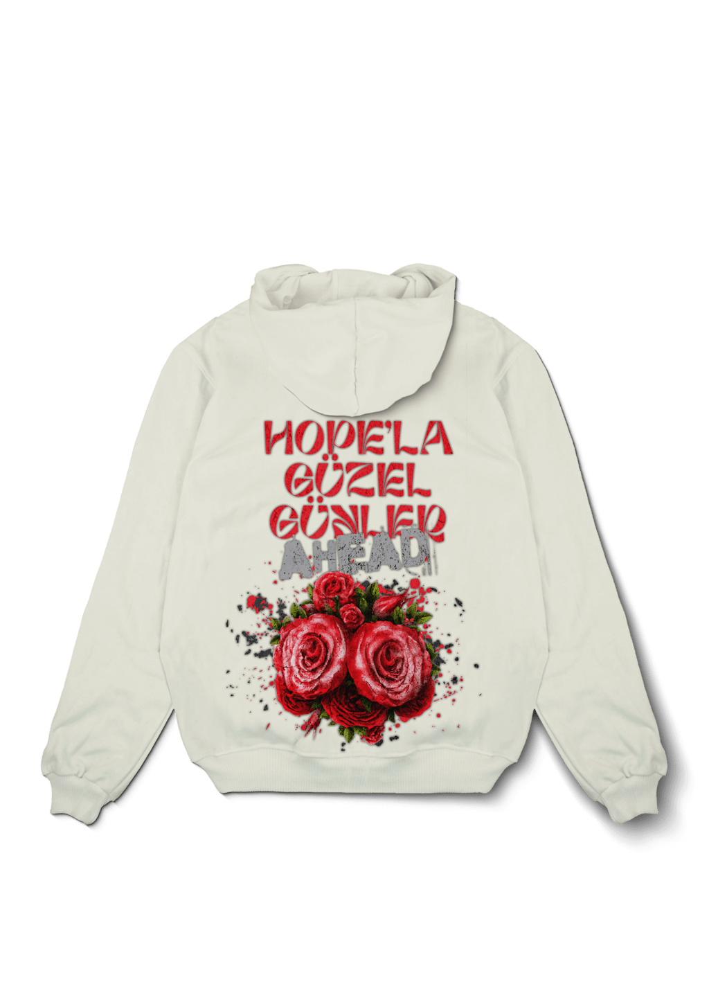 Hope'la güzel günler Oversized Hoodie - OrginalTurq