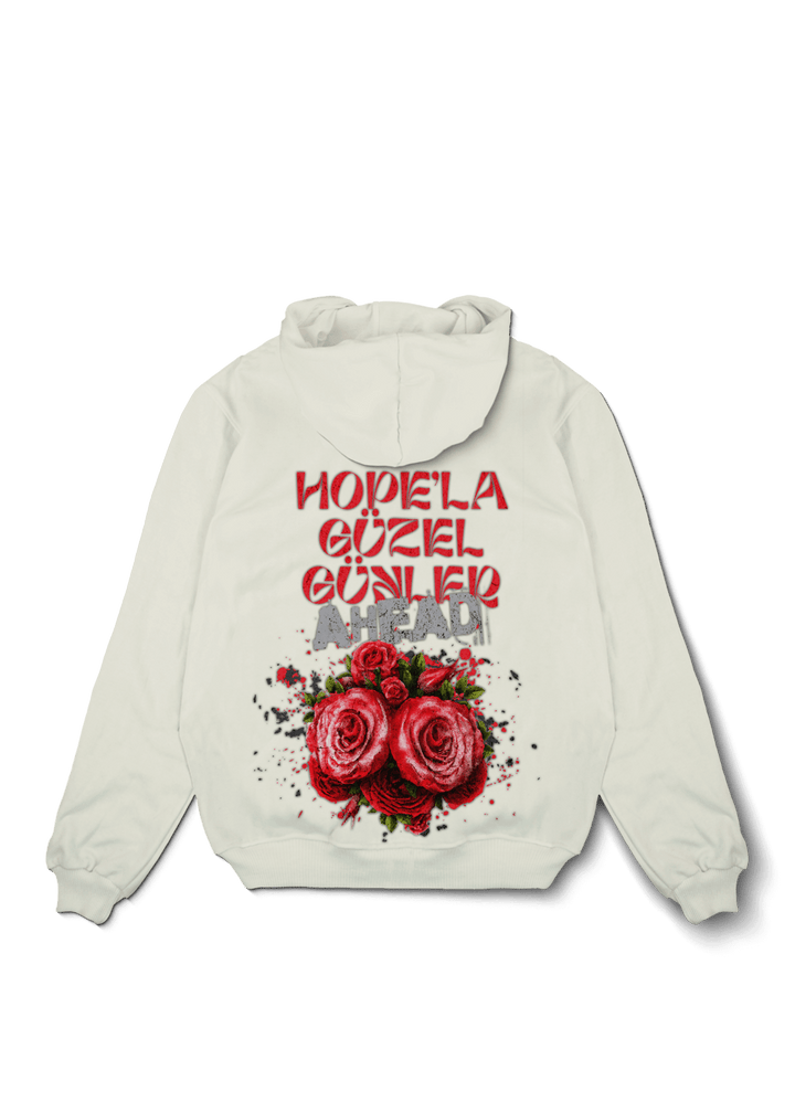 Hope'la güzel günler Oversized Hoodie - OrginalTurq