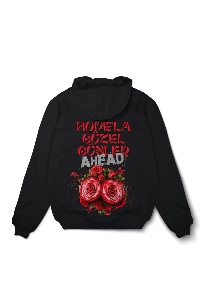 Hope'la güzel günler Oversized Hoodie - OrginalTurq