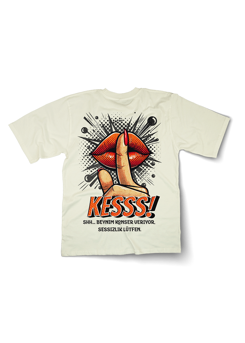 Kesss Oversized T-Shirt - OrginalTurq