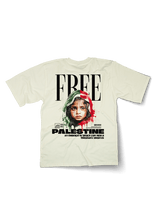 Free Palestine Kid Oversized T-Shirt - OrginalTurq