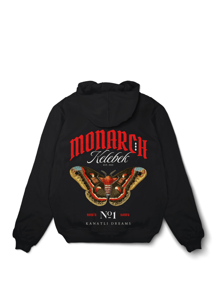 Monarch Kelebek Oversized Hoodie - OrginalTurq