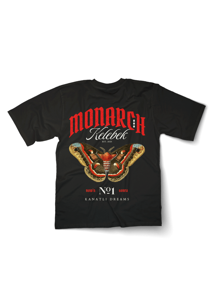 Monarch Kelebek Oversized T-shirt - OrginalTurq