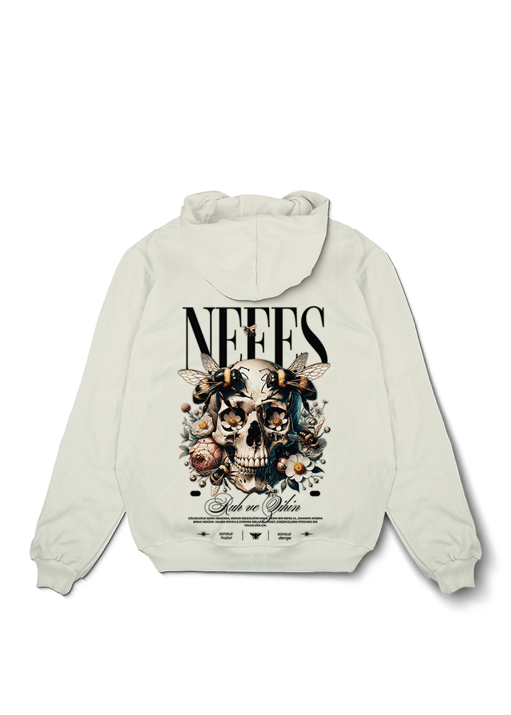 Nefes Skull Oversized Hoodie - OrginalTurq